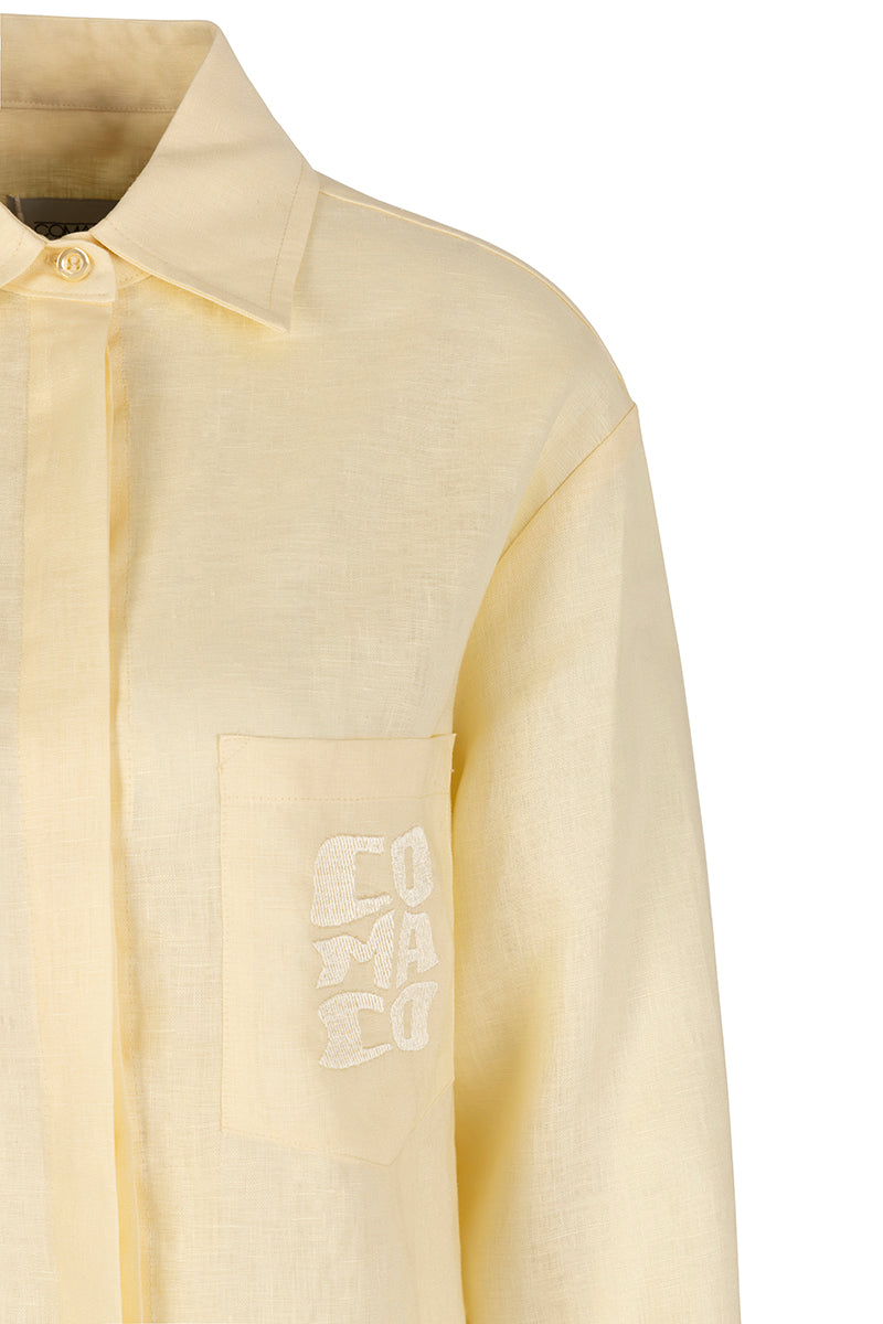 Shirt | Linen Butter Yellow