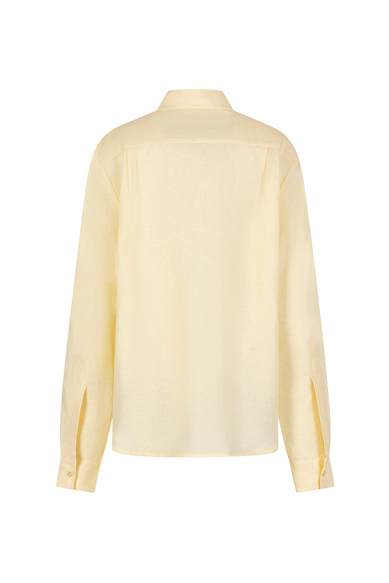Shirt | Linen Butter Yellow