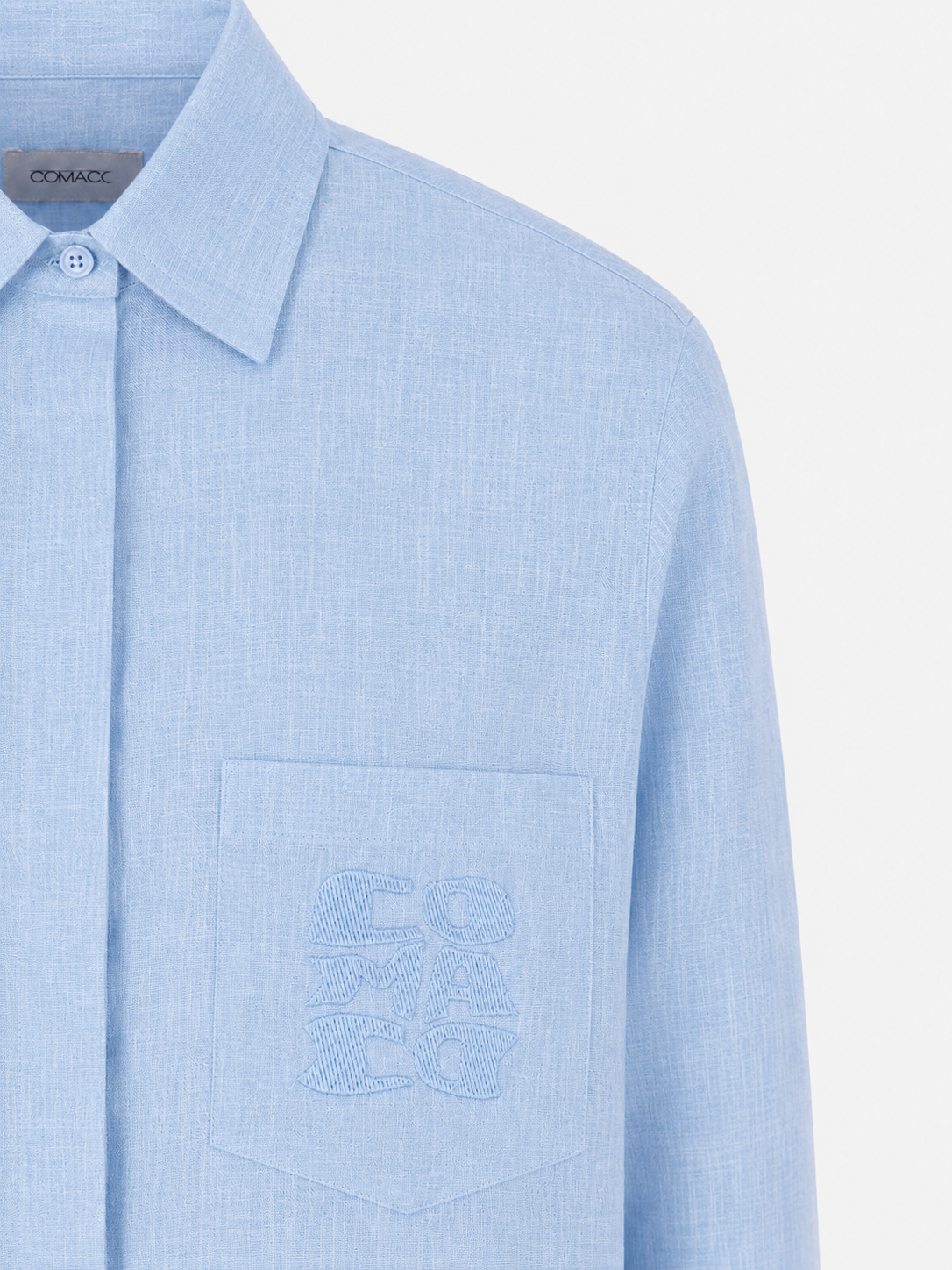 Shirt | Linen Baby Blue