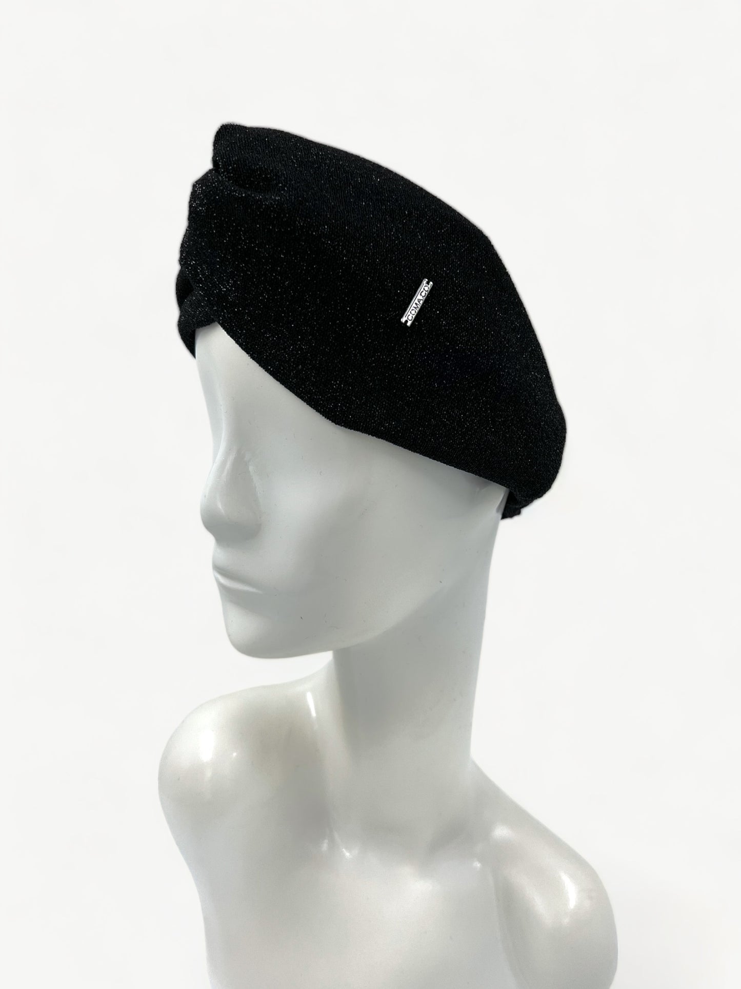 Black Lameè Turban