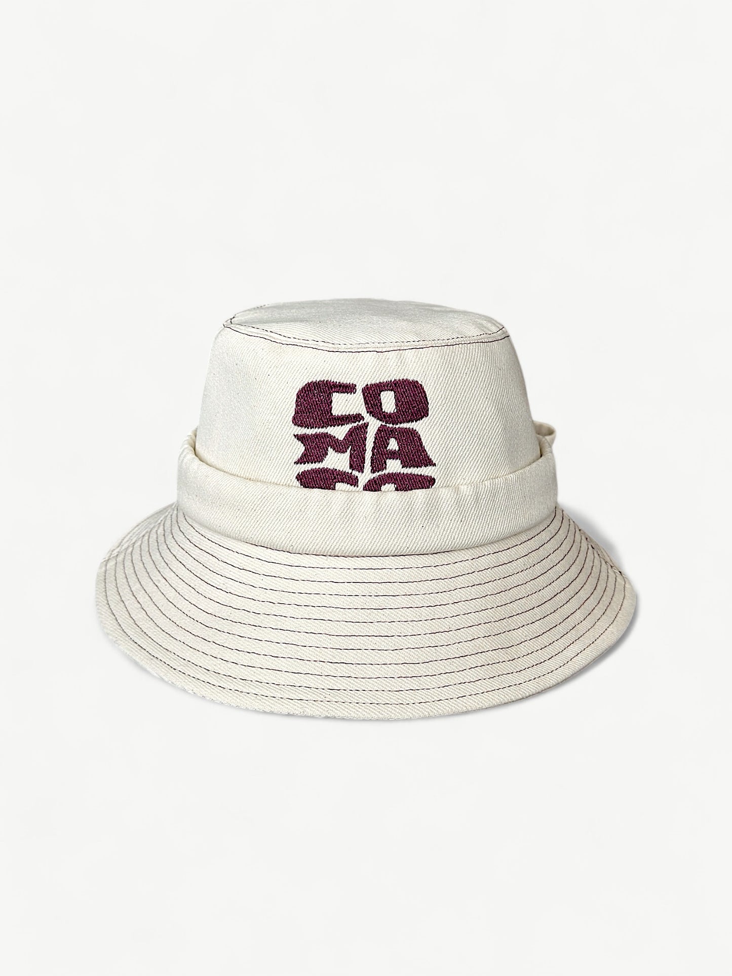 Bucket Hat | Cream & Cherry