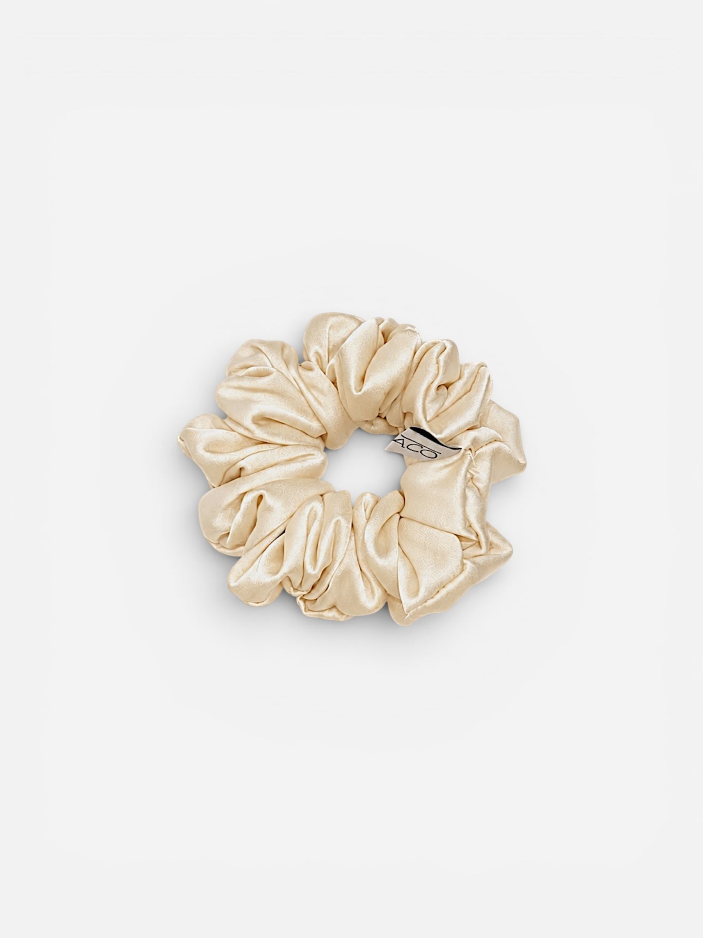 Cream | SILK Small Scrunchie
