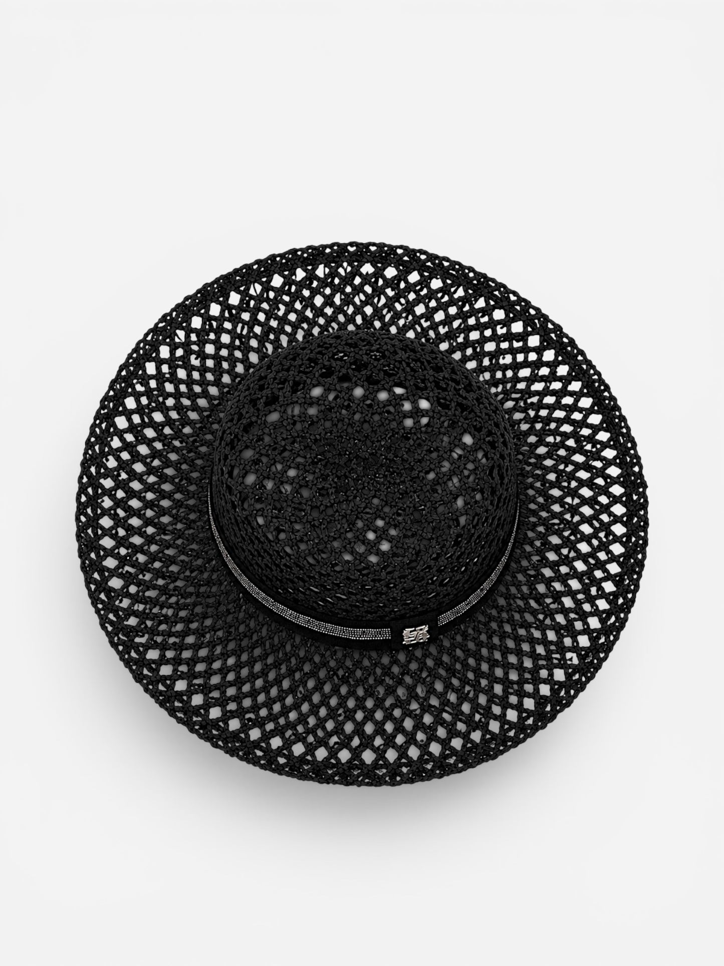 Noir Hat | Raffia Straw