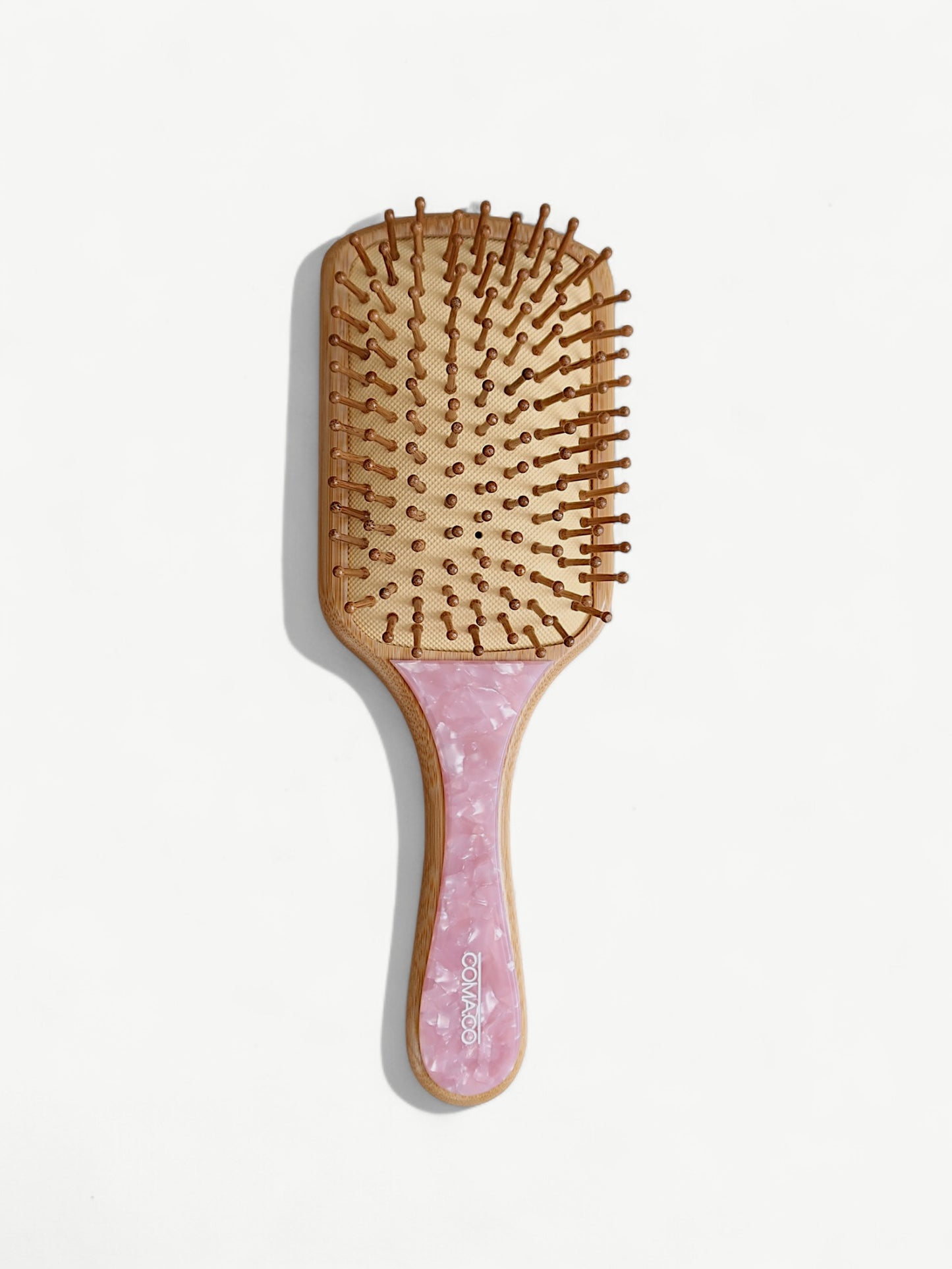 Large Bamboo Hair Brush | Pink Sugar