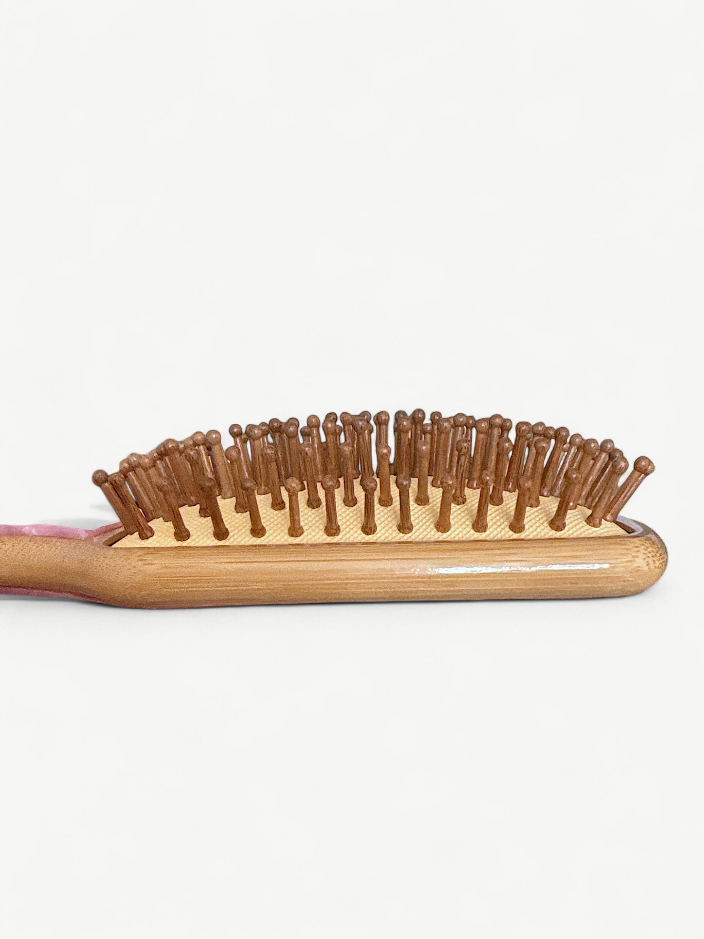 Large Bamboo Hair Brush | Pink Sugar