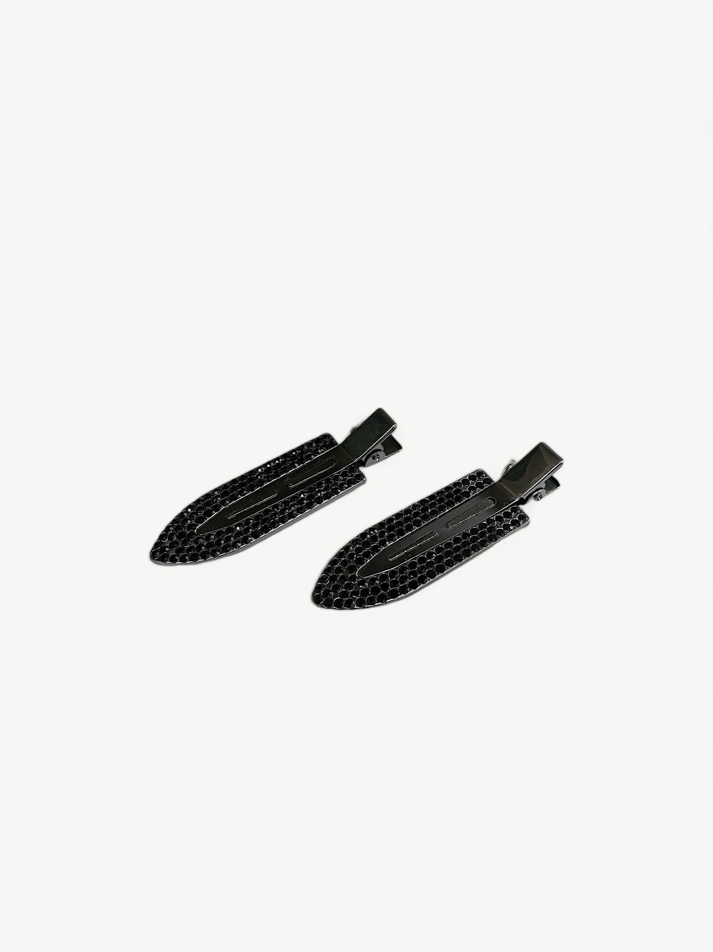 AMINA Hair Barrettes / Black