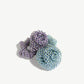 ROSE Rhinestone Scrunchie / Aqua