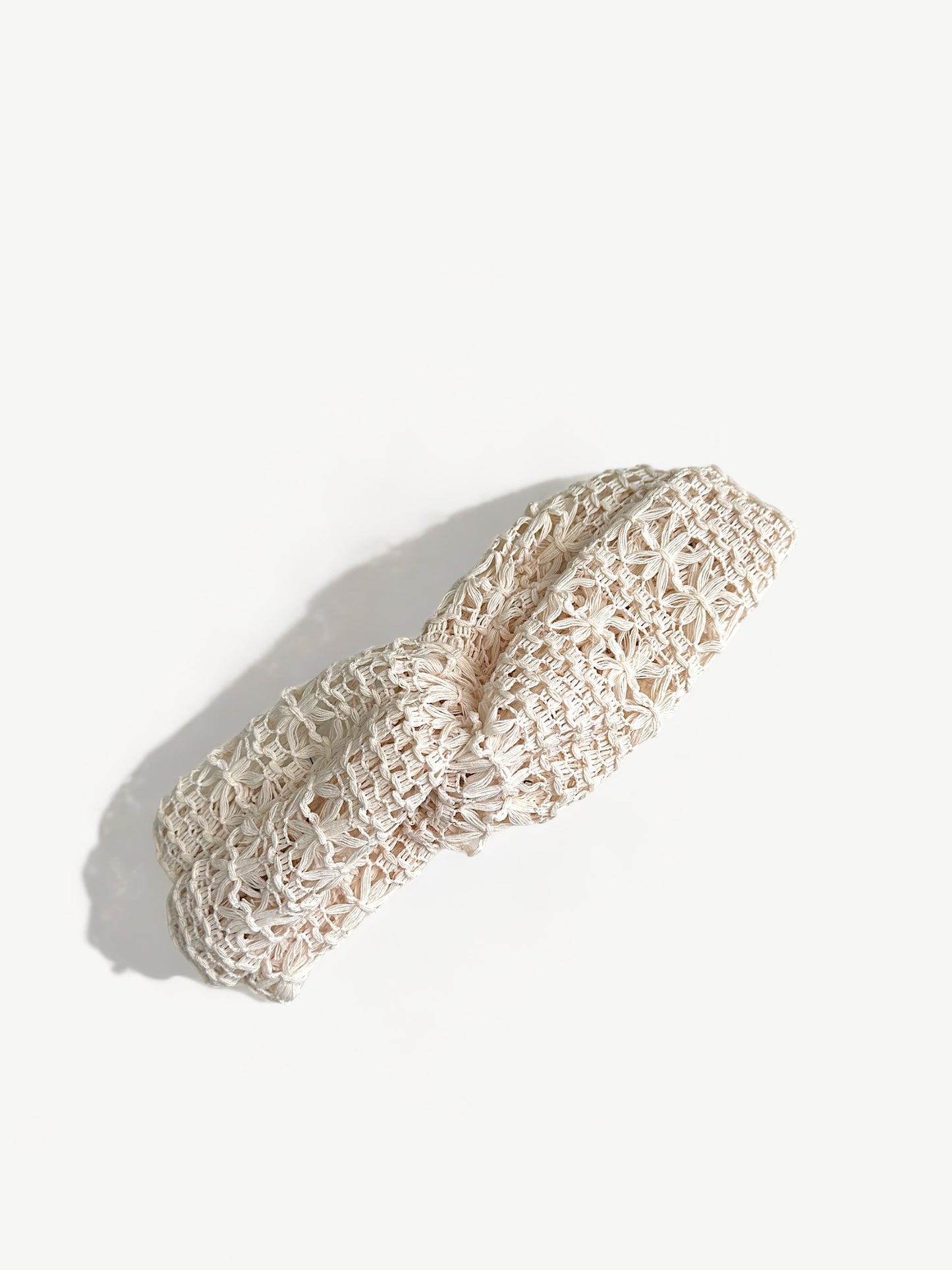 Creme Macrame Turban