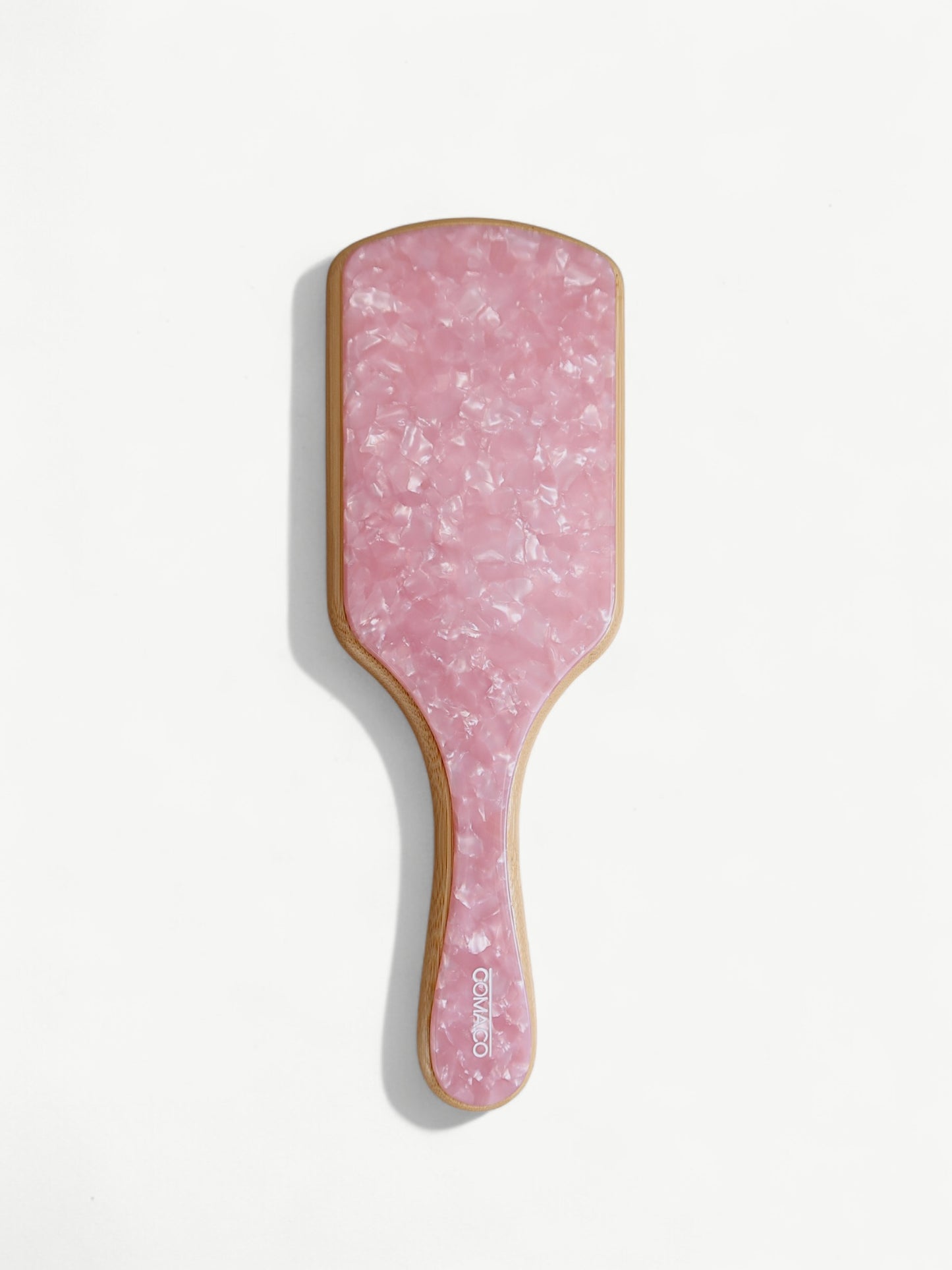 Large Bamboo Hair Brush | Pink Sugar