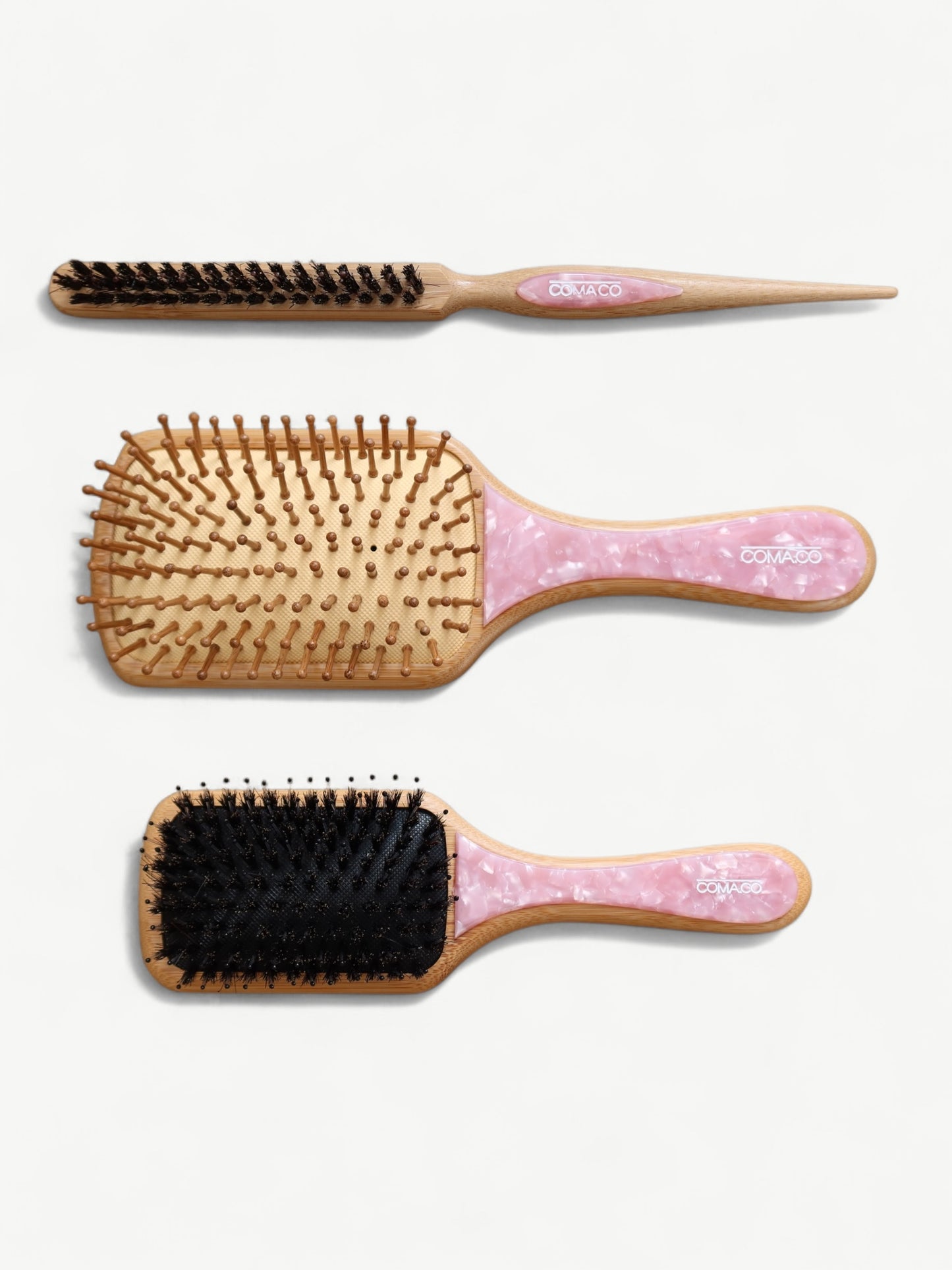 Bamboo Hair Set| Pink Sugar