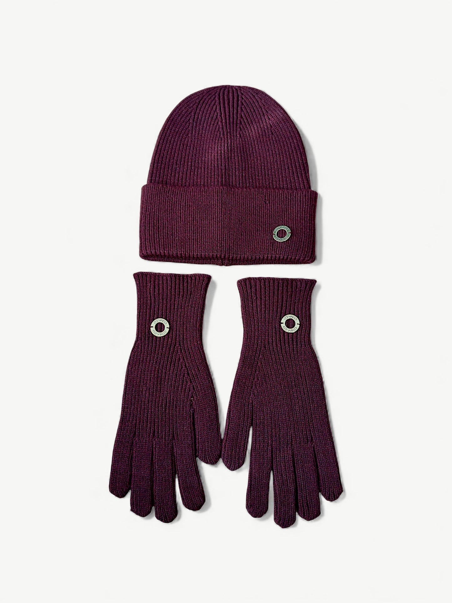 Merino Wool Set | Burgundy
