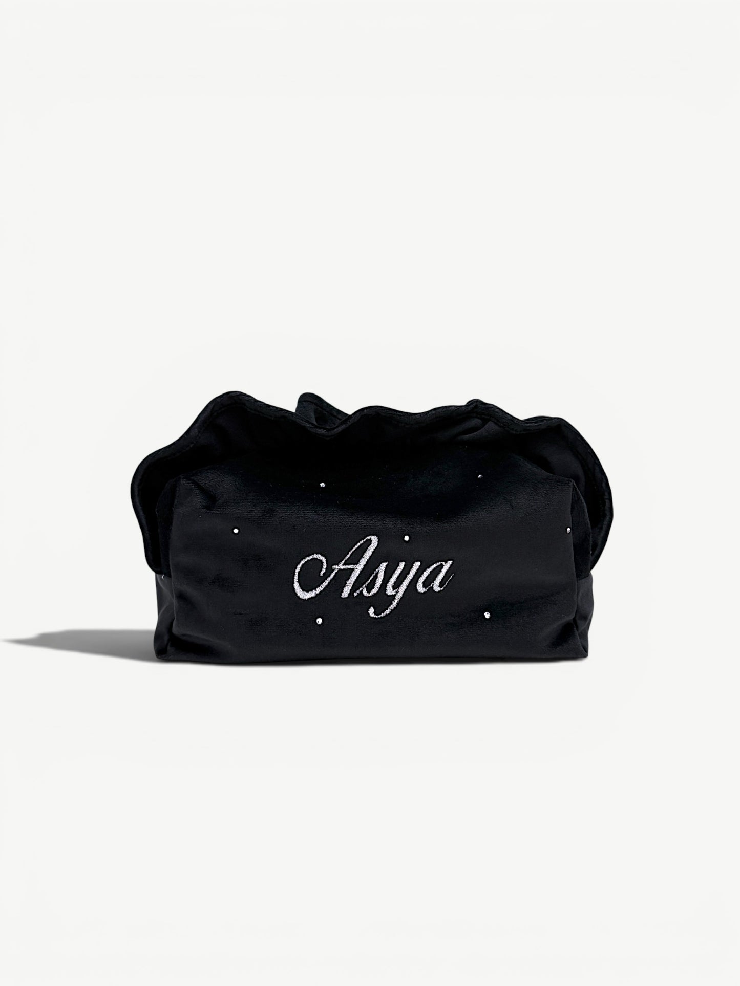 Black Velvet Pouch | Custom