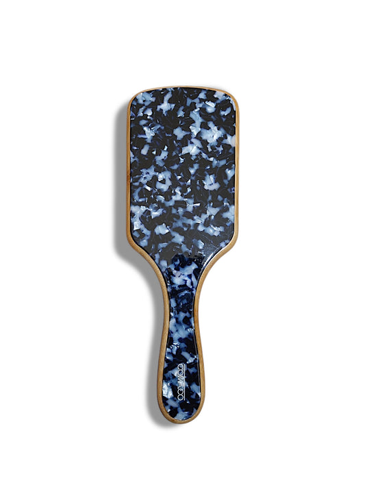 Large Bamboo Hair Brush | Midnight Blue