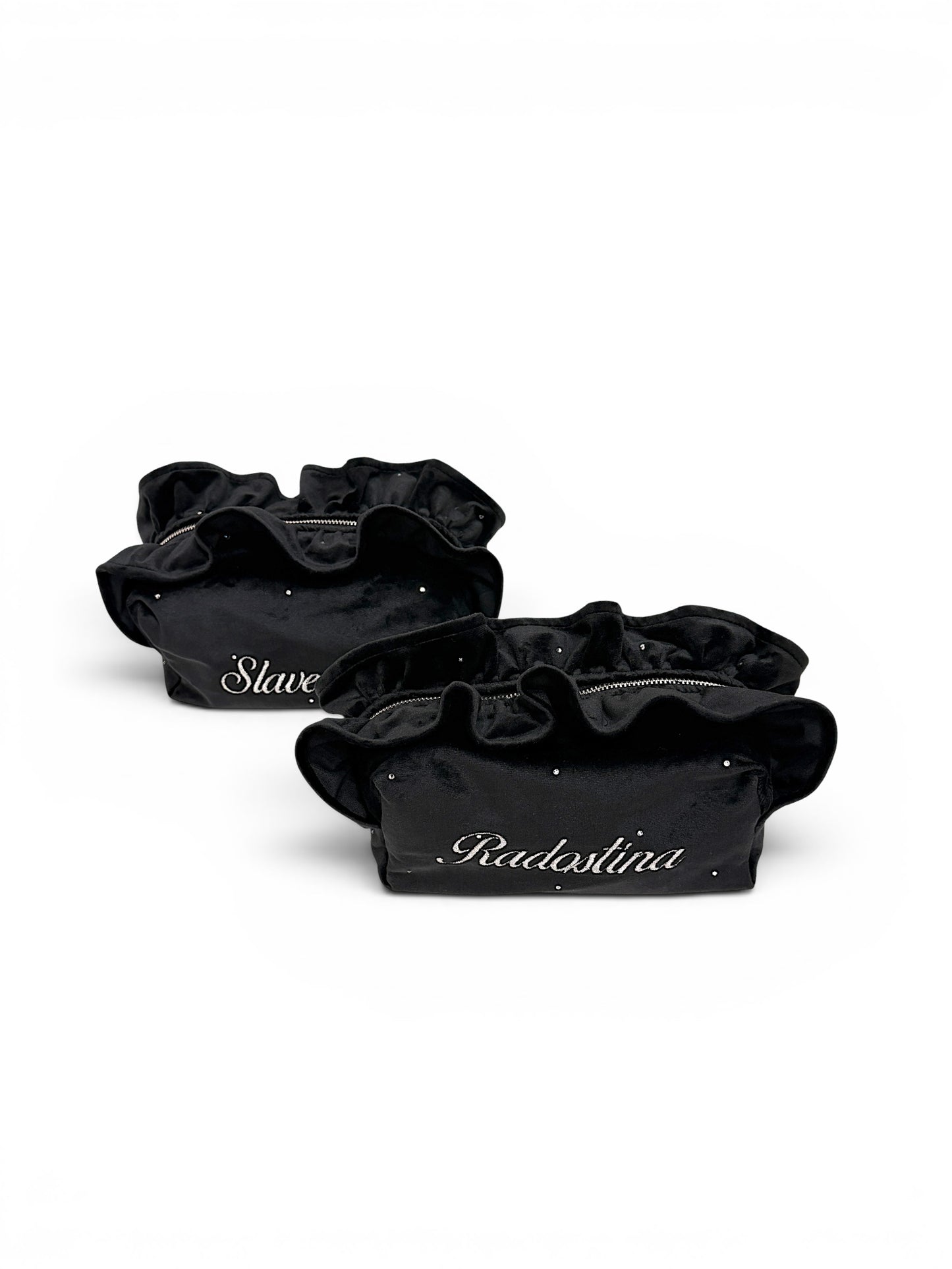 Black Velvet Pouch | Custom