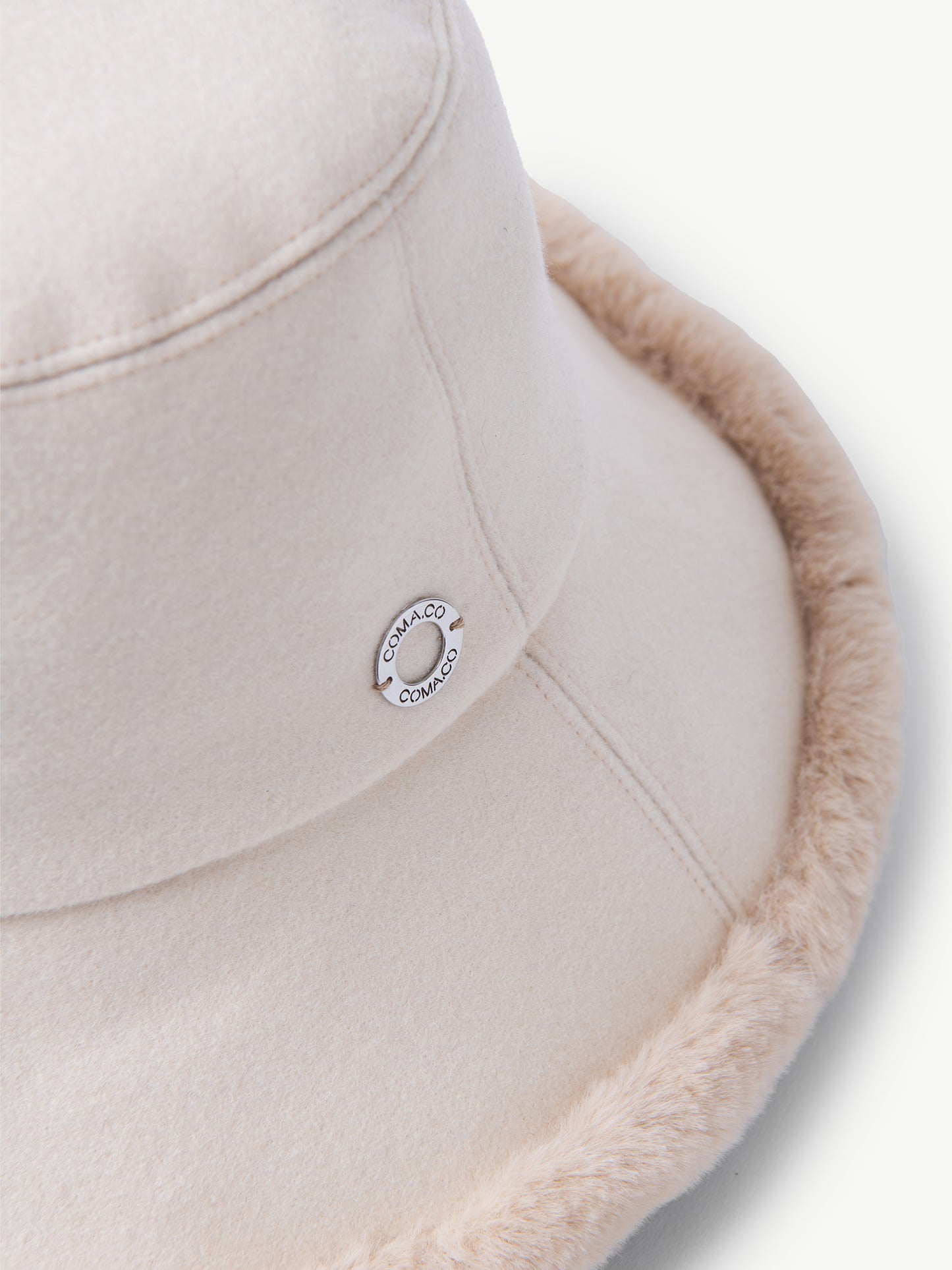 Creme Cashmere Wool Hat