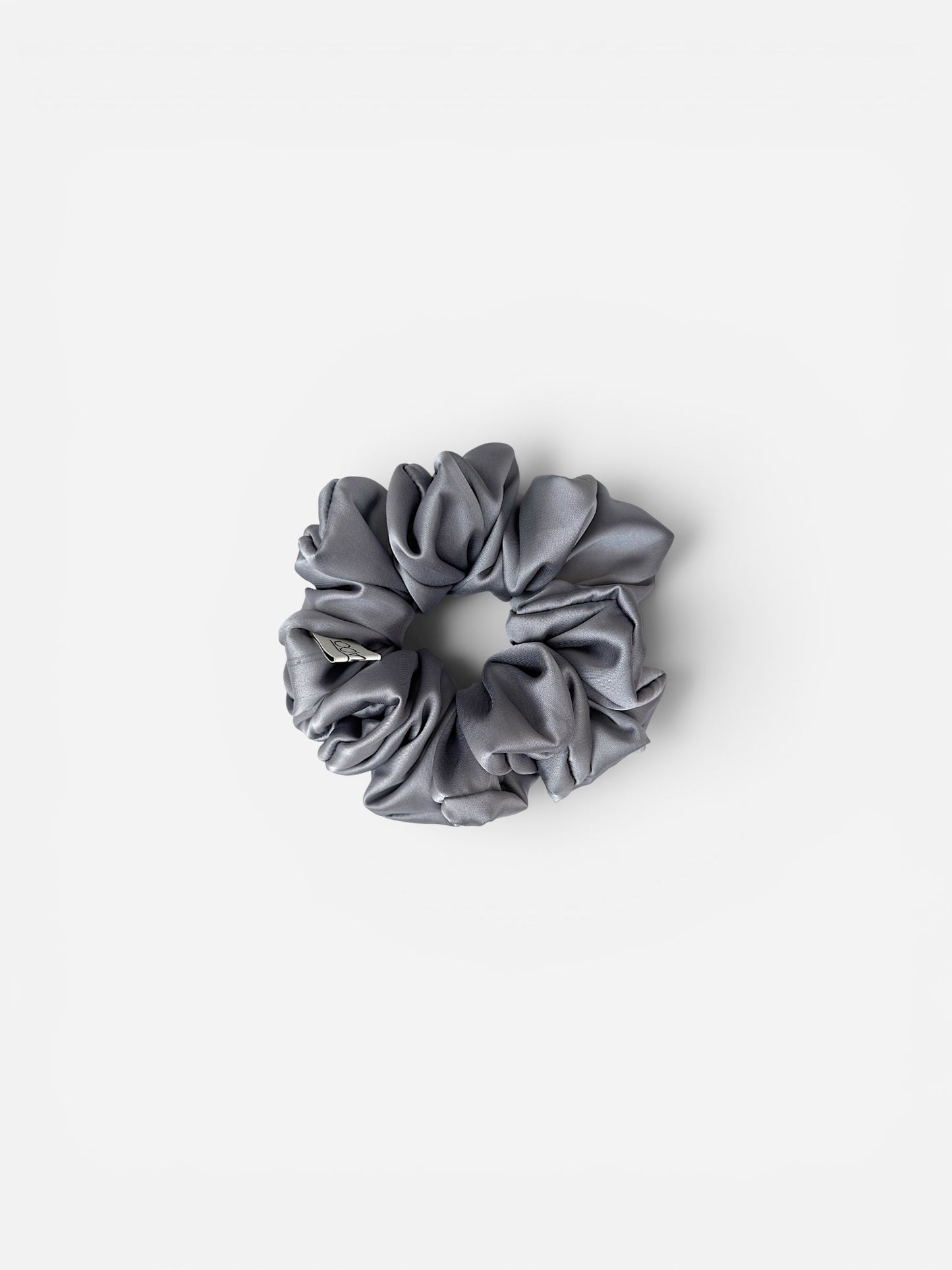 Grey | SILK Small Scrunchie