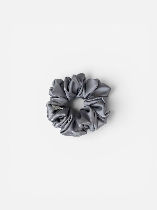 Grey | SILK Small Scrunchie