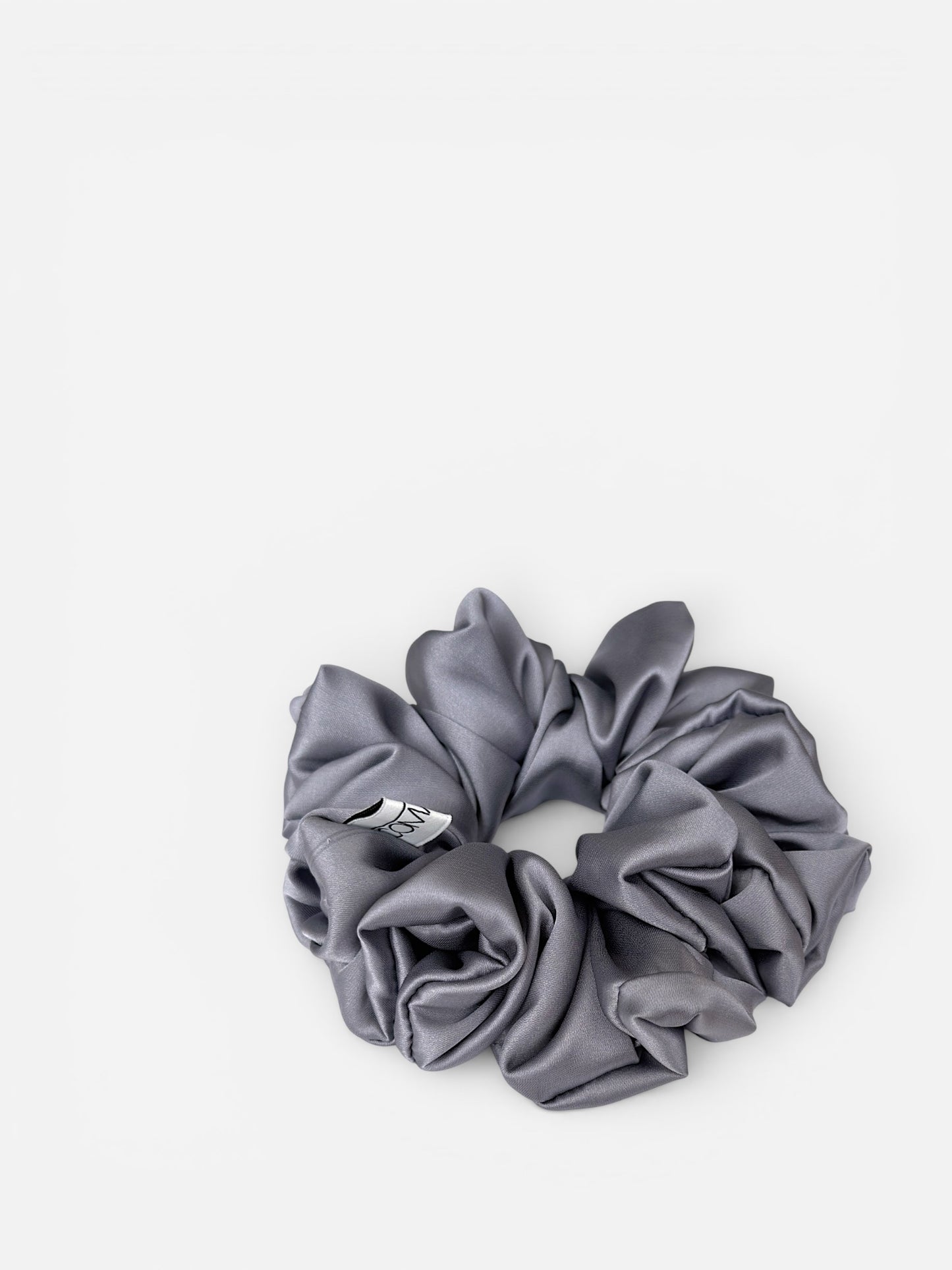 Grey | SILK Small Scrunchie