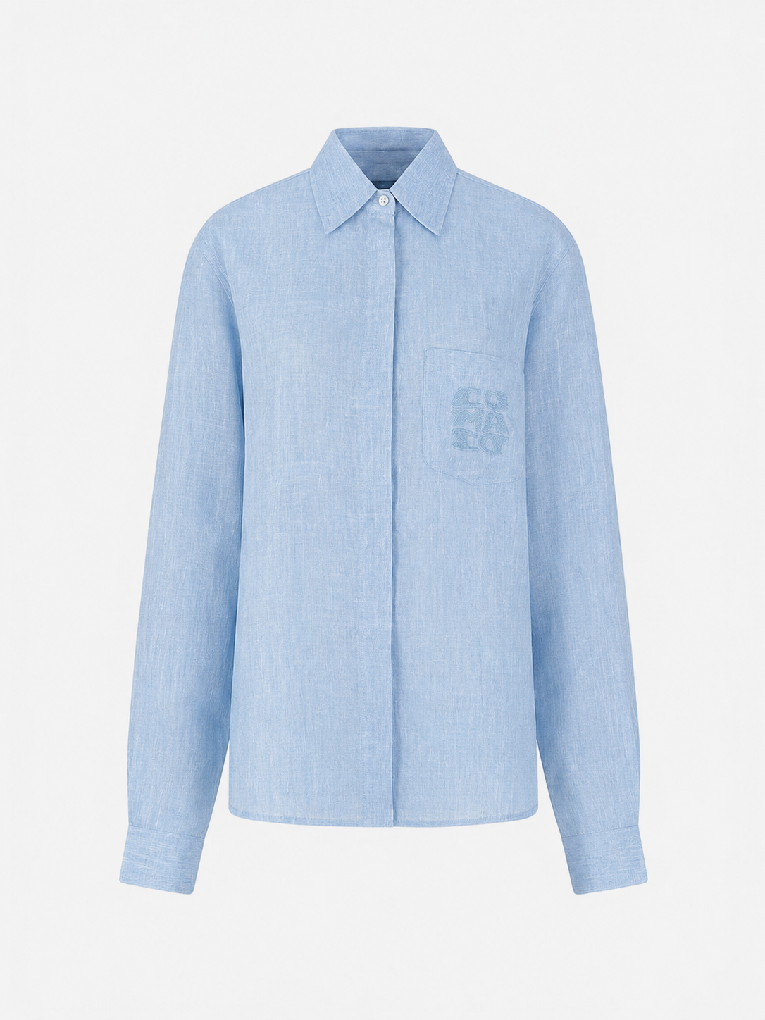 Shirt | Linen Baby Blue
