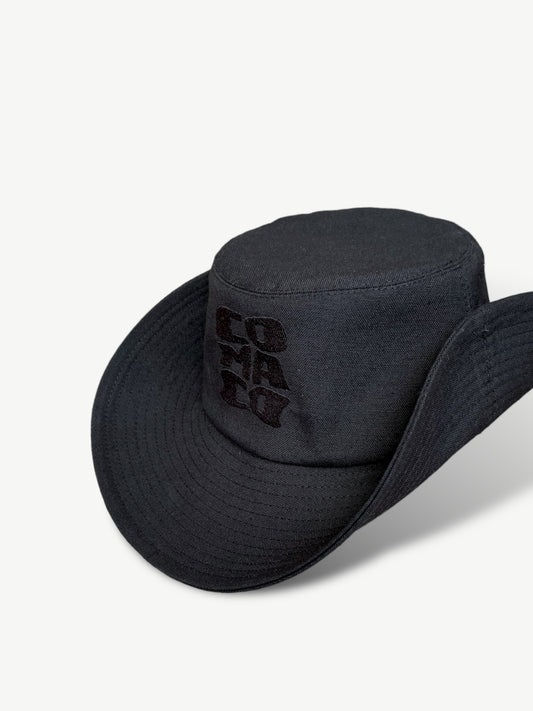 GINA Black Bucket Hat
