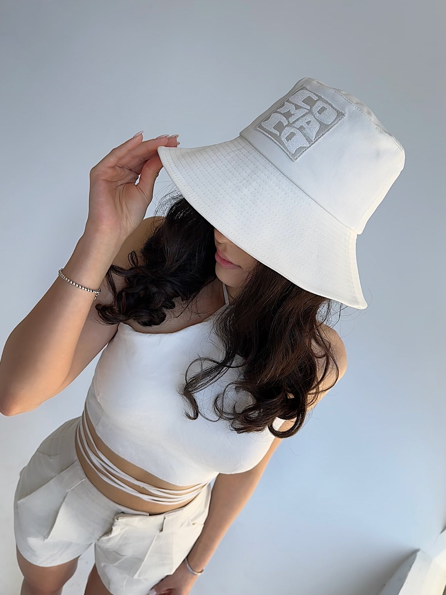 White Bucket Hat