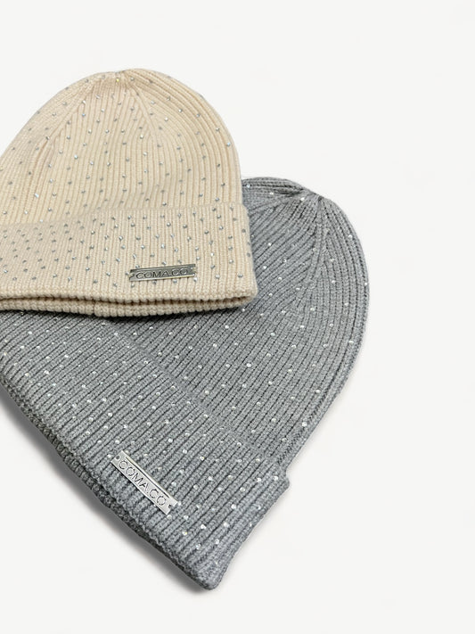 SWAROVSKI Grey Beanie