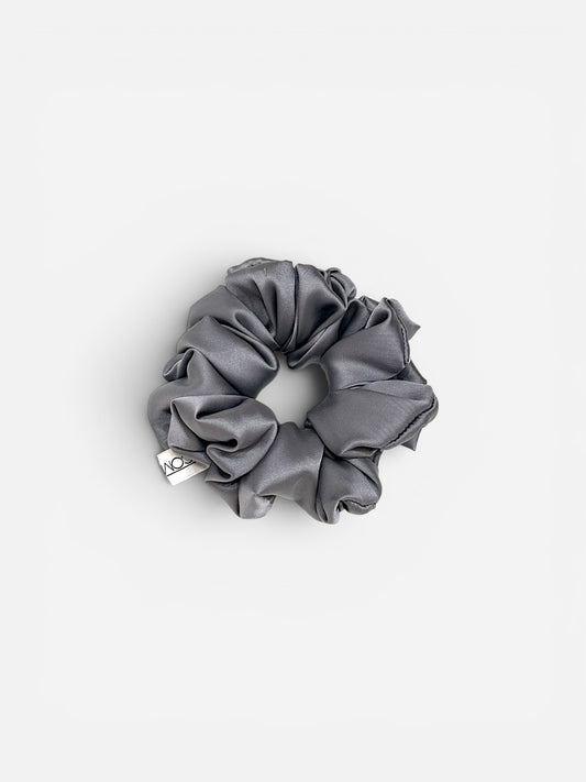 Gray | SILK Small Scrunchie