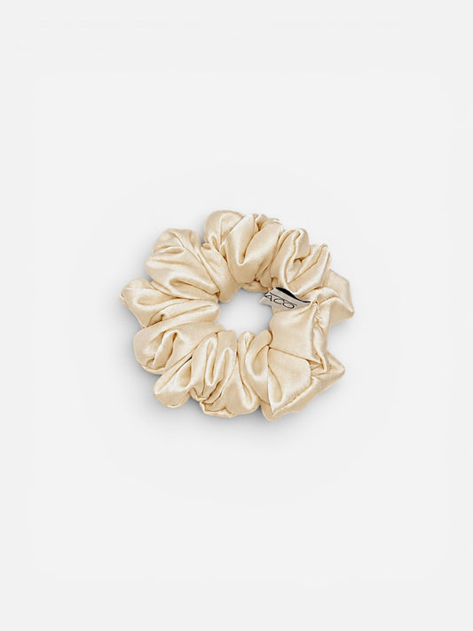 Cream | SILK Small Scrunchie