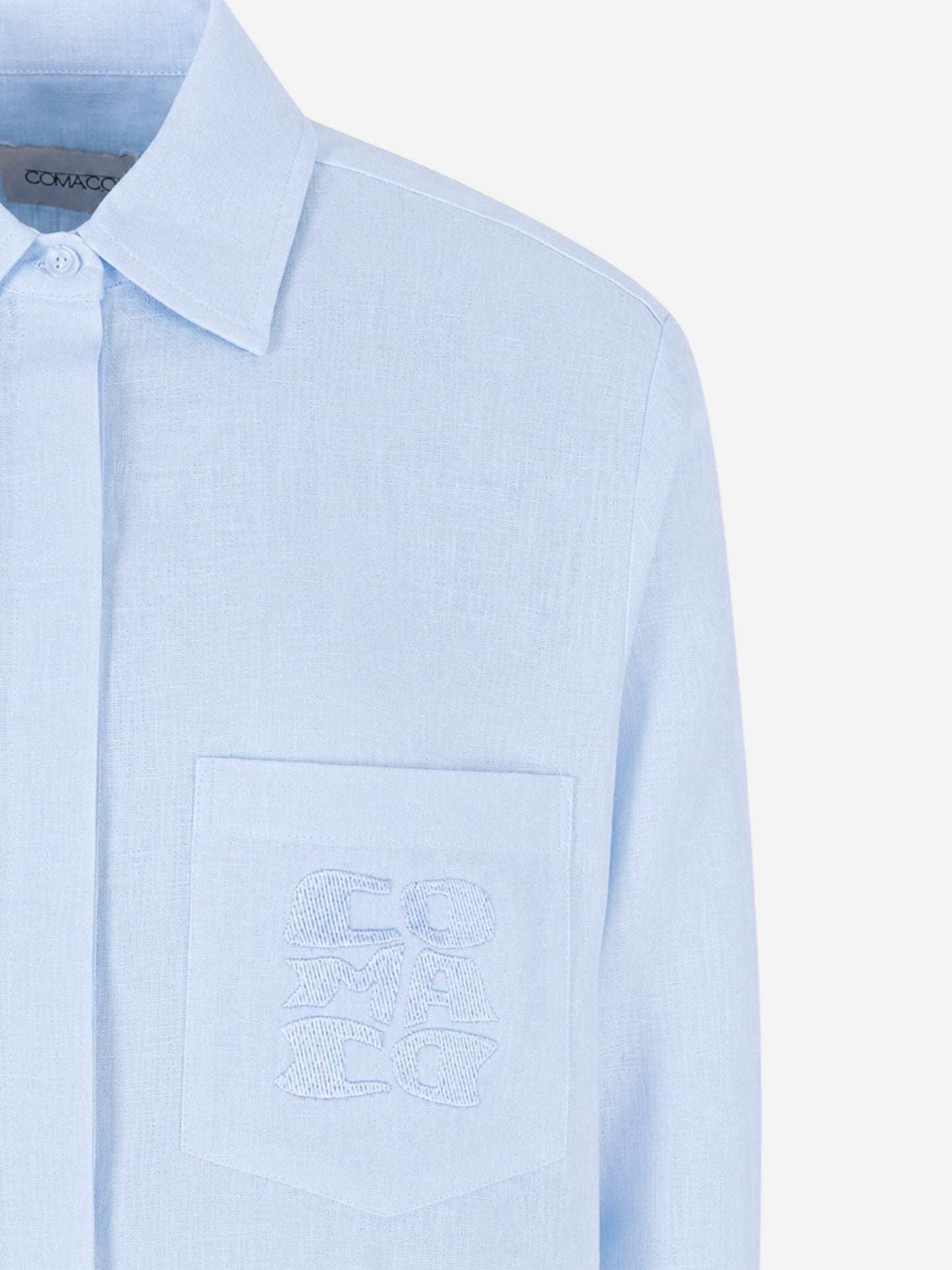 Shirt | Linen Baby Blue