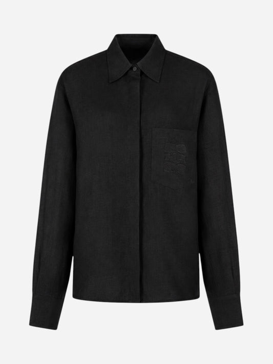 Shirt | Linen Noir