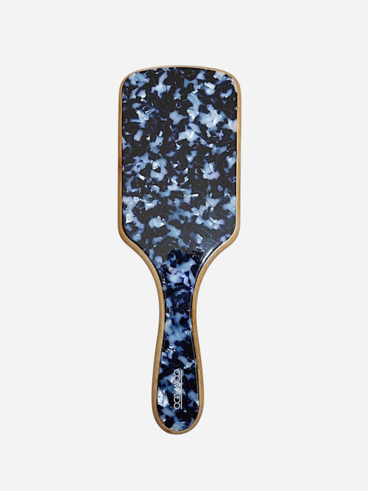 Large Bamboo Hair Brush | Midnight Blue