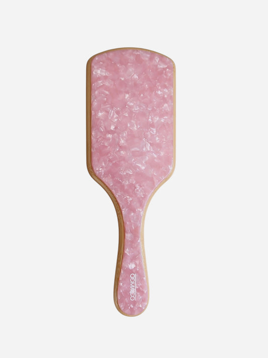 Large Bamboo Hair Brush | Pink Sugar
