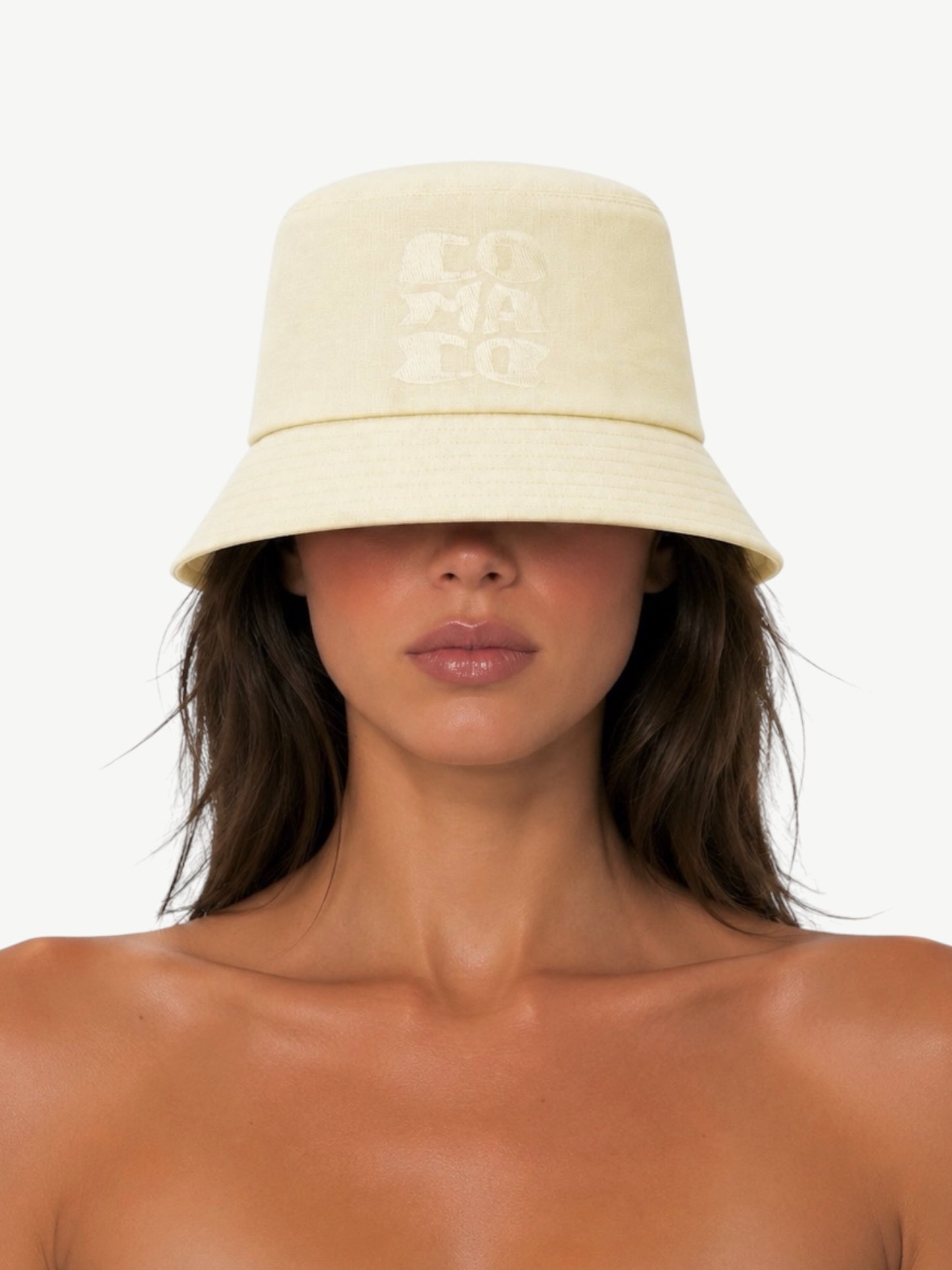 Bucket Hat | Linen Butter Yellow