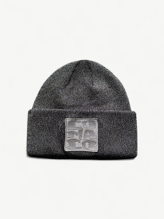 Classic Black/Silver Lamee Beanie