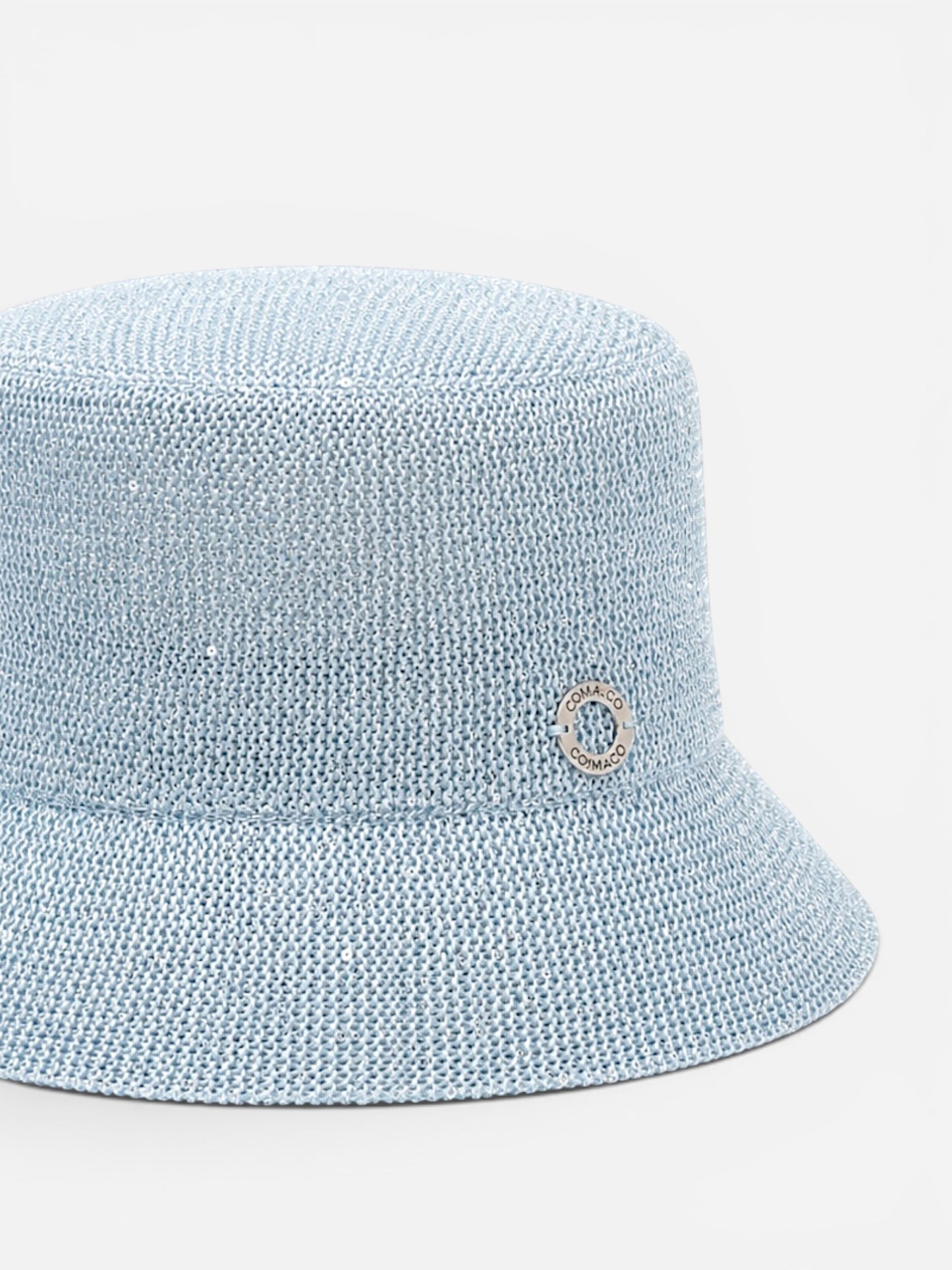 Knitted Bucket Hat | Ice Blue